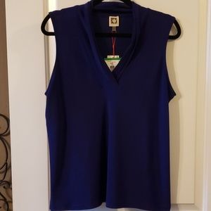NWT Deep Purple Sleeveless Dress Tank
